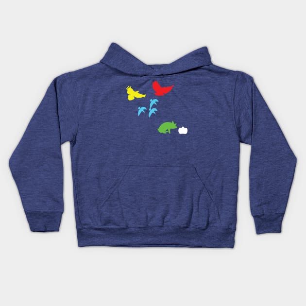 Furious Avians Kids Hoodie by Boxless